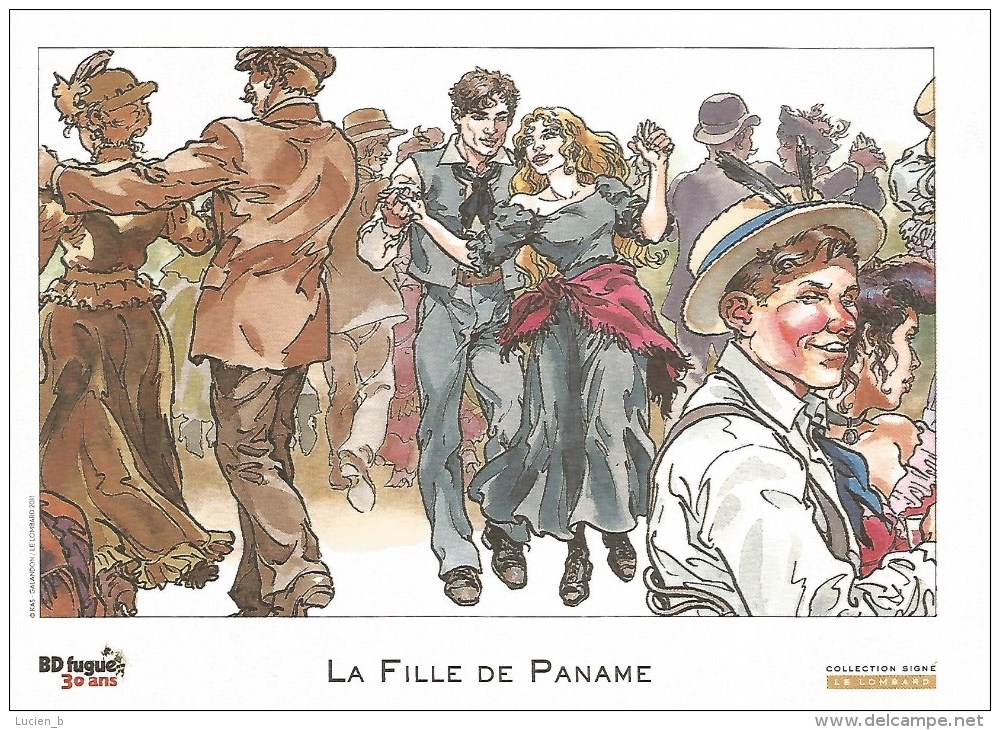 KAS  -  Ex-libris "La Fille De Paname, Tome 1" - Illustrateurs J - L