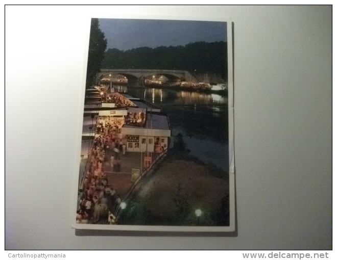 STORIA POSTALE FRANCOBOLLO COMMEMORATIVO Italia Roma Una Sera Lungo Il Tevere A Night Along The Tiber - Fiume Tevere