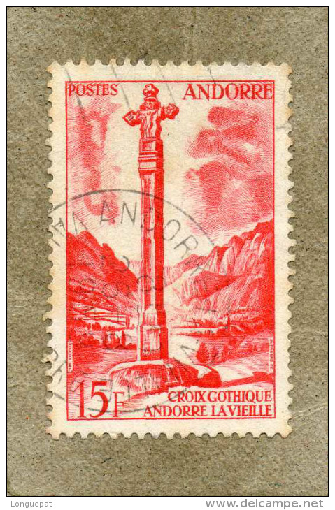 ANDORRE - Croix Gothique à Andorre-la-Vielle - Paysage - - Used Stamps