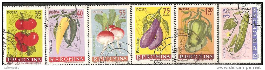 Romania 1963 Usato - Mi.2131/36  Yv.1902/07 - Usati