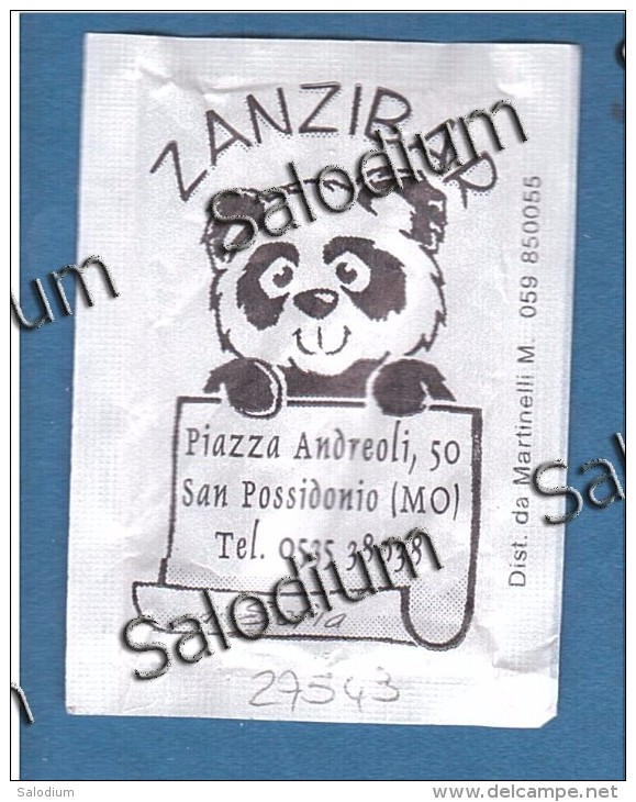 SAN POSSIDONIO Orso Panda Bear - BUSTINA DI ZUCCHERO VUOTA - Sugar Empty - Sugars