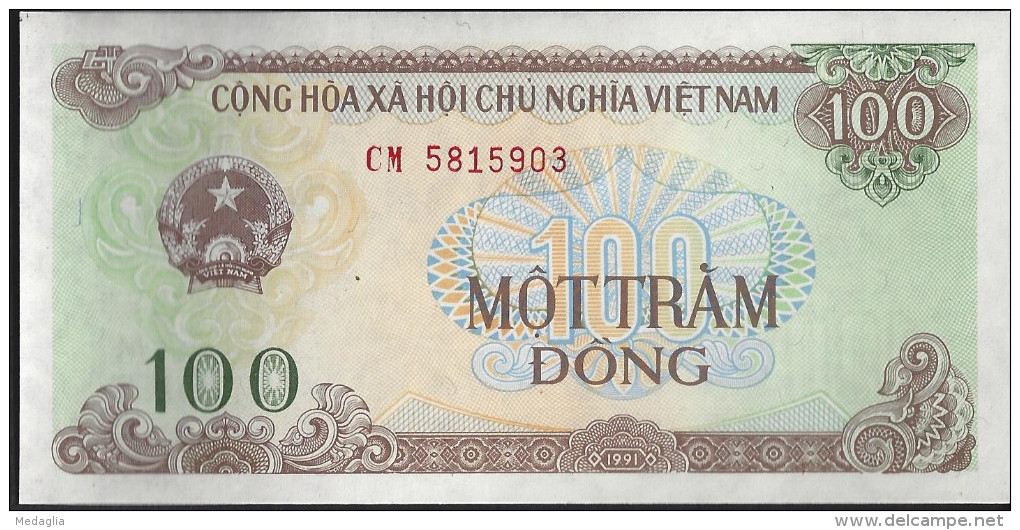 VIET NAM - 100 Dong 1991 UNC - Vietnam