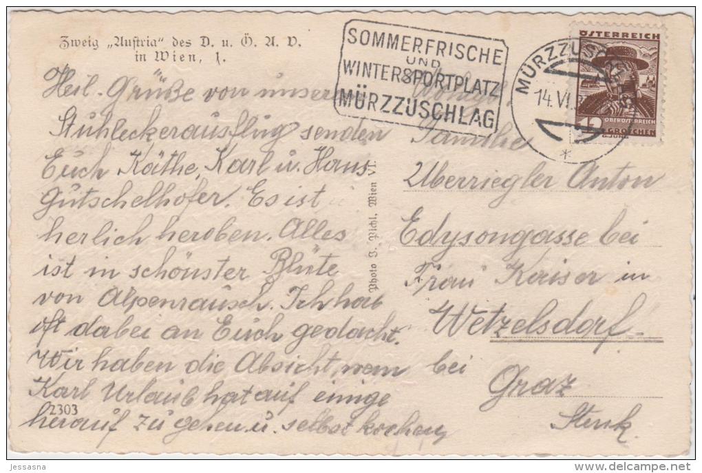AK  - Karl Lechnerhaus Am Stuhleck (Semmering) - 1937 - Semmering