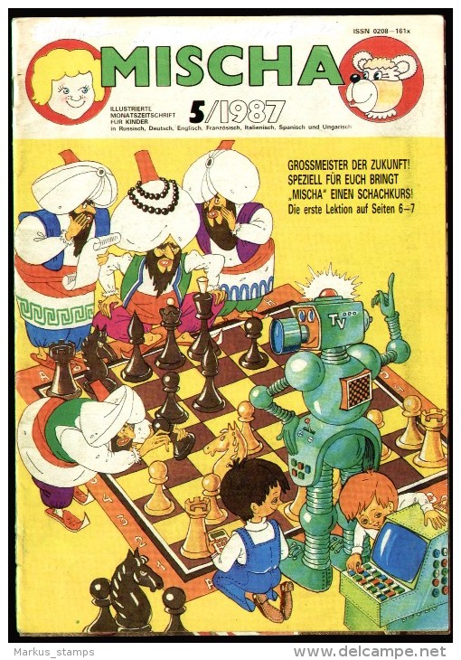 Mischa No.5/1987, Russisch Illustrierte Monatsschrift Für Kinder, Deutsch Ausgabe, Comics, Cartoons, Illustratoren - Enfants & Adolescents