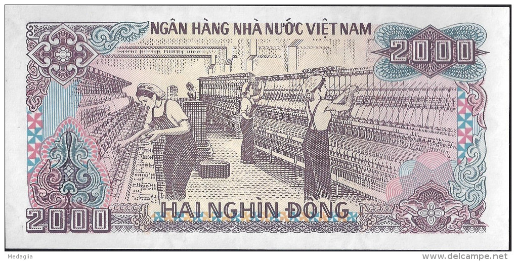 VIET NAM - 2000 Dong 1988 UNC - Pick 107 - Vietnam