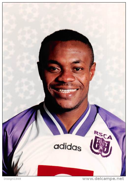 03820 "RCS ANDERLECHT - CHIDI NWANU". CALCIO , SOCCER. FOTOGRAFIA ORIGINALE. - Sport