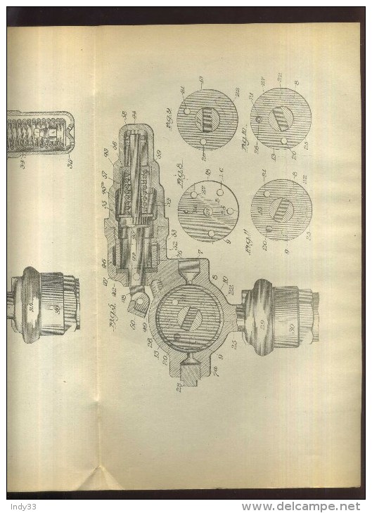 - CHEMIN DE FER ET TRAMWAYS . PERFECTIONNEMENTS AUX FREINS A AIR . BREVET D´INVENTION DE 1903 . - Chemin De Fer