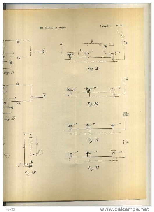 - CHEMIN DE FER ET TRAMWAYEMPLOI DE LEVIERS TRAJECTEURS . APPAREILS DE LA VOIE ET SIGNAUX . BREVET D´INVENTION DE 1903 . - Eisenbahnverkehr