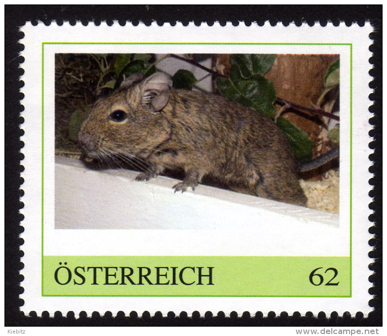 ÖSTERREICH 2014 ** Degu / Octdan Degus - PM Personalized Stamp MNH - Timbres Personnalisés