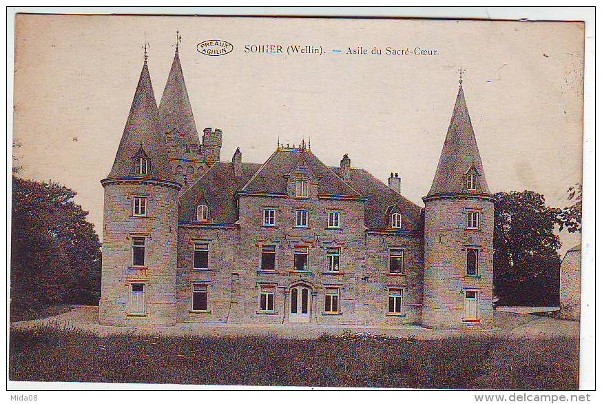 SOHIER . WELLIN . ASILE DU SACRE COEUR . CHATEAU . - Wellin