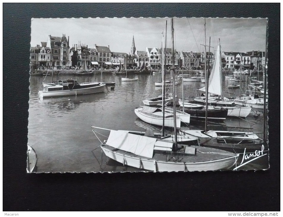 Carte Photo LE POULIGUEN Le Port, N°419. Photo JANSOL Cir1950 Noir Et Blanc Papier Glacé Bords Dentelés. Pas Circulé TBE - Le Pouliguen