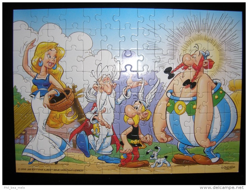 ASTERIX - PUZZLE 100 PIECES - NATHAN 1999 - FALBALA - OCCASION COMPLET - Astérix