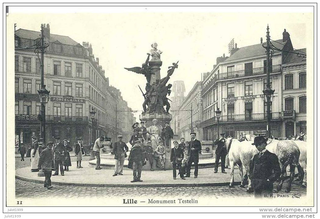 LILLE ..-- 59 . NORD ..-- Monument TESTELIN . - Lille