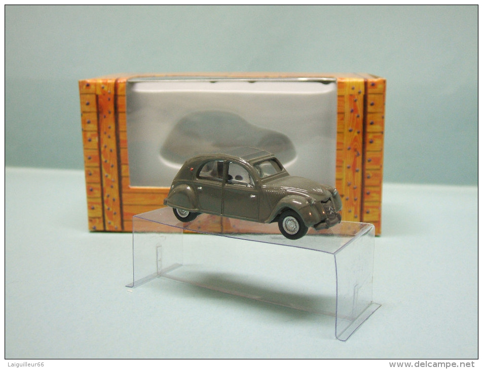 Norev - CITROEN 2 CV 1956 Grise Voiture Neuf NBO HO 1/87 - Véhicules Routiers