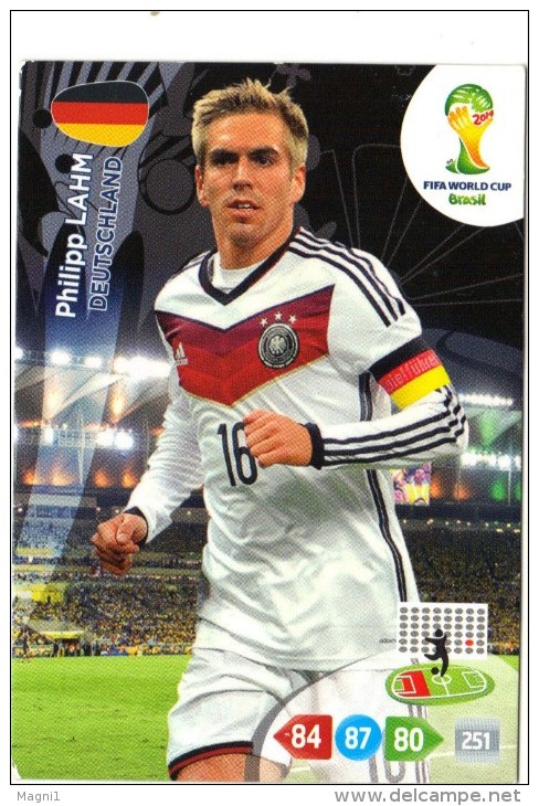 Panini Adrenalyn - FIFA World Cup Brésil - Philipp LAHM (Deutschland) - Trading-Karten