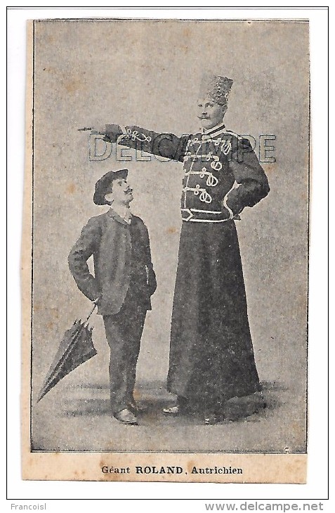 Roland Géant, Autrichien En Visite à Châtelet En Décembre 1905. - Artiesten
