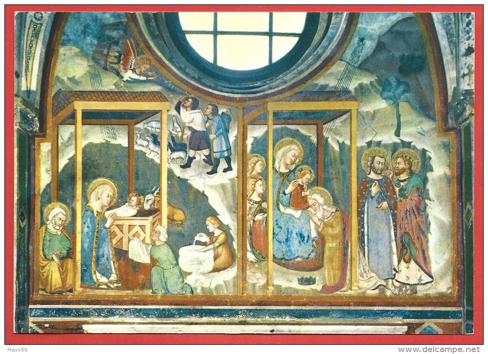 CARTOLINA NV ITALIA - SUBIACO (ROMA) - Sacro Speco - Cappella Della Madonna - Natività Di Gesù - 10 X 15 - Autres & Non Classés