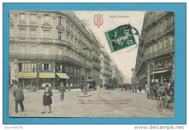 CPA 299 - TOUT PARIS Rue De Châteaudun Prise De La Place De La Trinité (IXème) - District 09