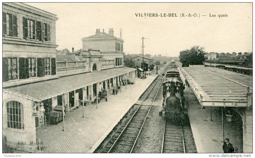 CPA 95 VILLIERS LE BEL LES QUAIS 1917 - Villiers Le Bel