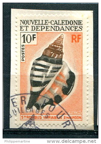 Nouvelle Calédonie 1970-71 - YT 369 (o) Sur Fragment - Used Stamps