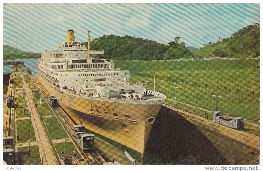 SHIPS - M. V. Oriana - Panama Canal - Dampfer