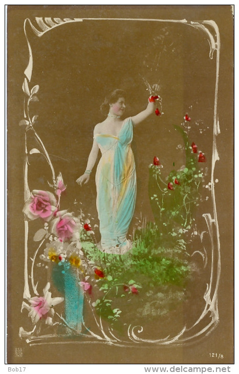 Femme Art Nouveau- TBE - Femmes