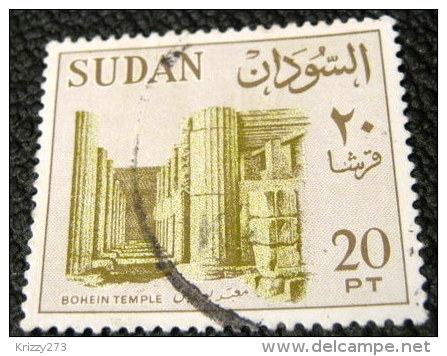 Sudan 1962 Bohein Temple 20pt - Used - Sudan (1954-...)