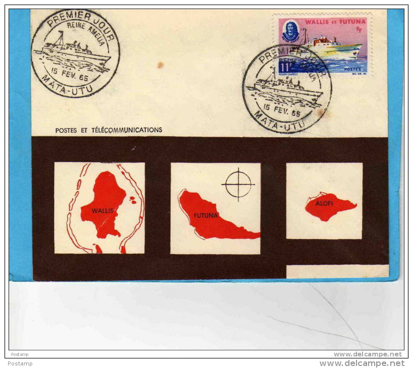 N°171-11 Frs  Bateau "reine Amélia" Sur Enveloppe " Timbre Impeccable  Seul Compté" - Usati