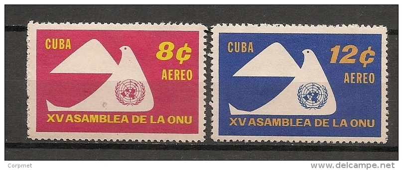 CUBA - Posta Aérienne - Air Mail  - Yvert # A 230/1 - * MINT (Light Trace Of Hinge) - Poste Aérienne