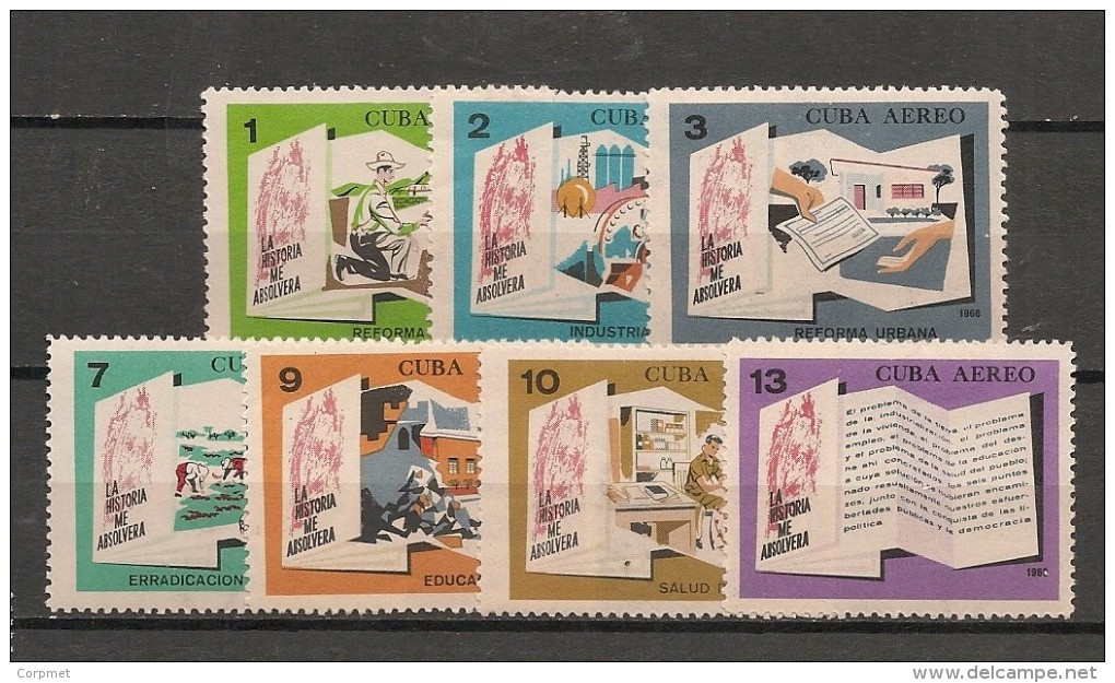 CUBA - Posta Aérienne - Air Mail  - Yvert # A 244/250 - **  MINT (NH) - Poste Aérienne