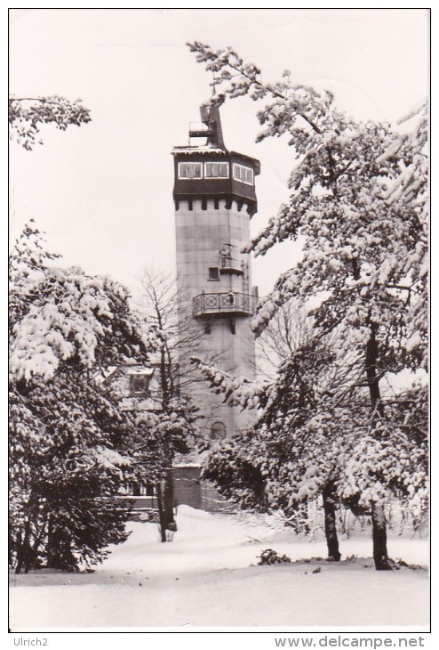 AK Oberweissbach - Fröbelturm - Winter - 1983 (17300) - Oberweissbach