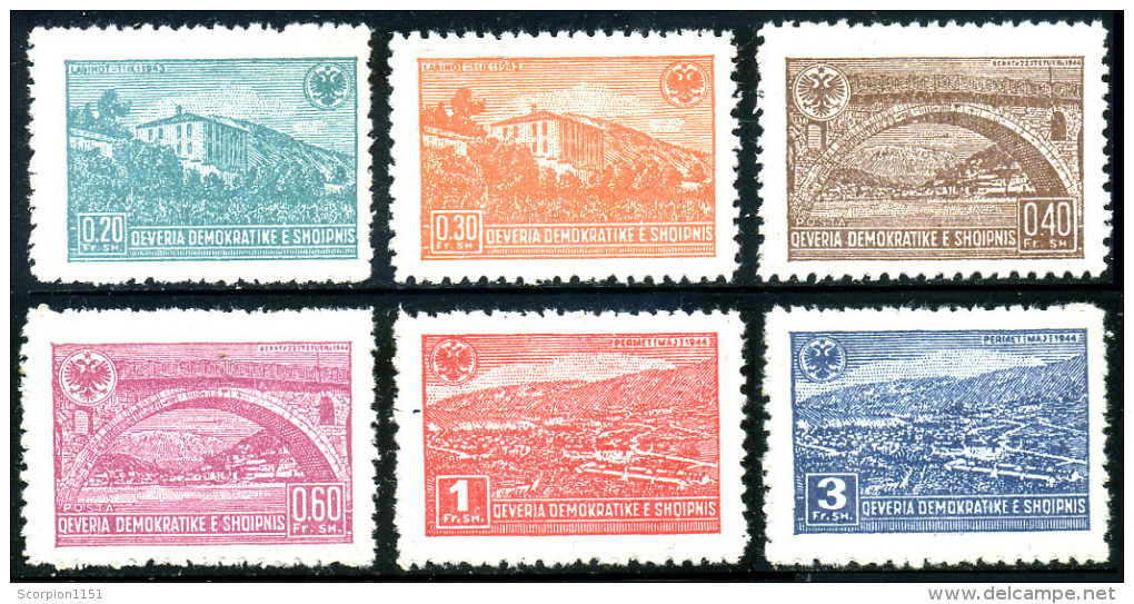 ALBANIA 1945 - Set MLH* - Albanien