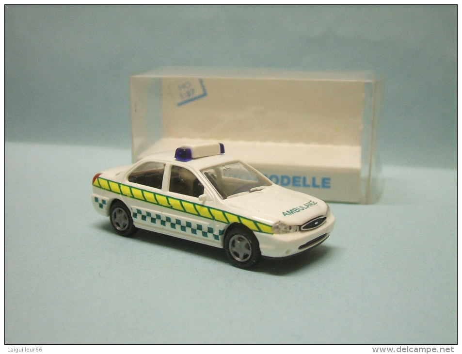 Rietze - FORD MONDEO Ambulance Voiture 50578 Neuf NBO HO 1/87 - Road Vehicles