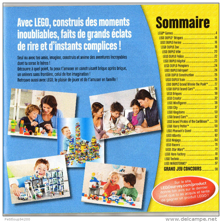 CATALOGUE LEGO Juillet-Décembre  2011 - Catalogs