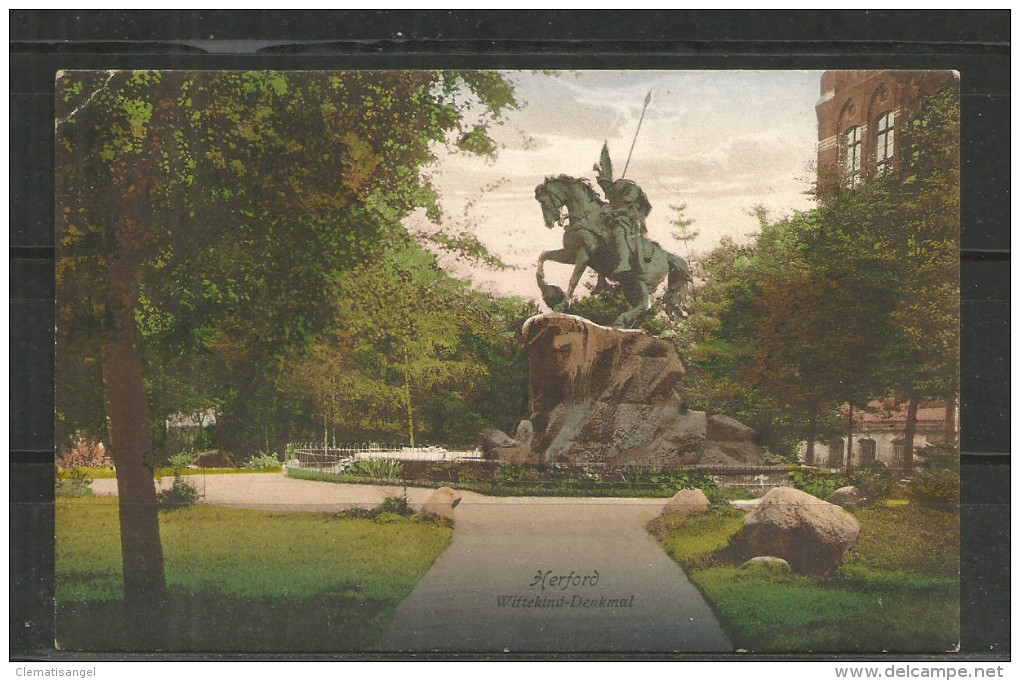 521b * HERFORD * WITTEKIND-DENKMAL * 1914 **!! - Herford