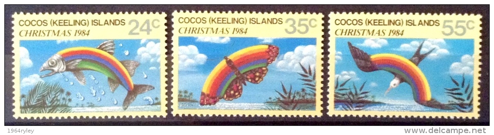 Cocos Islands  -   MNH -  1984 ~  # 122/124 - Cocos (Keeling) Islands