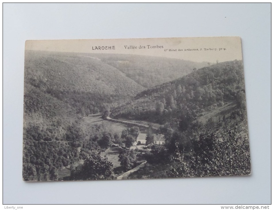 Vallée Des Tombes ( Gd Hôtel Des Ardennes J. Tacheny (?) ) - Anno 1928 (?) ( Zie Foto´s Voor Details ) !! - La-Roche-en-Ardenne