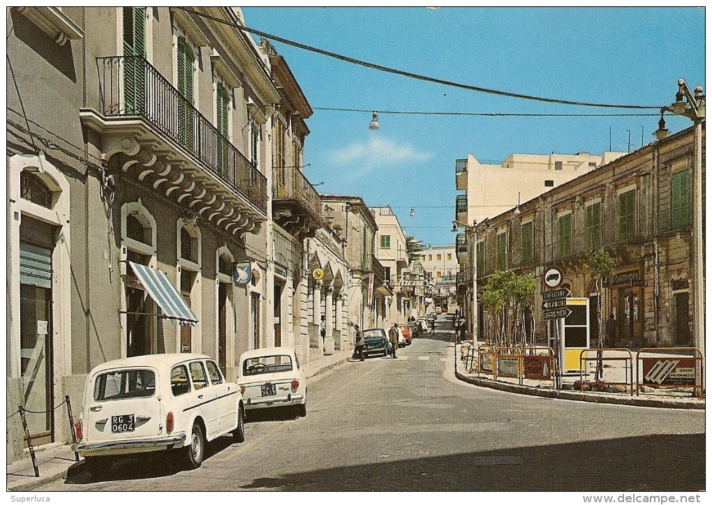 J-MODICA ALTA-PIAZZA S.TERESA(VECCHIE AUTO-CABINA TELEFONICA) - Modica