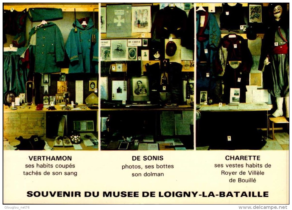 28-LOIGNY LA BATAILLE..SOUVENIR DU MUSEE..3 VUES..CPM - Loigny