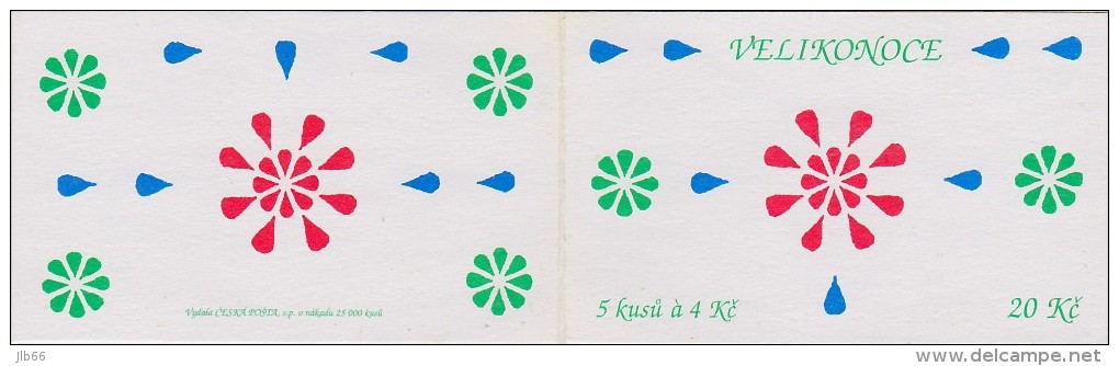 Carnet De 5 Timbres  YT C 167 Paques 1998Poussin Dans Coquille / Booklet Michel MH 54 Easter - Unused Stamps