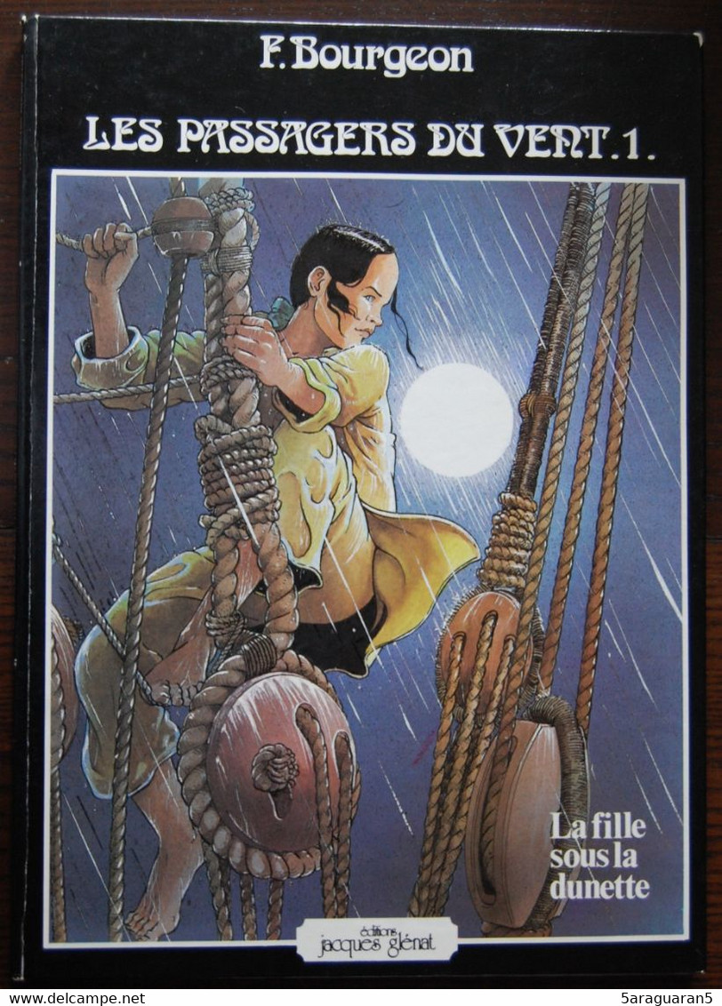 BD LES PASSAGERS DU VENT - 1 - La Fille Sous La Dunette - Rééd. 04/1980 (1° Réédition) - Passagers Du Vent, Les