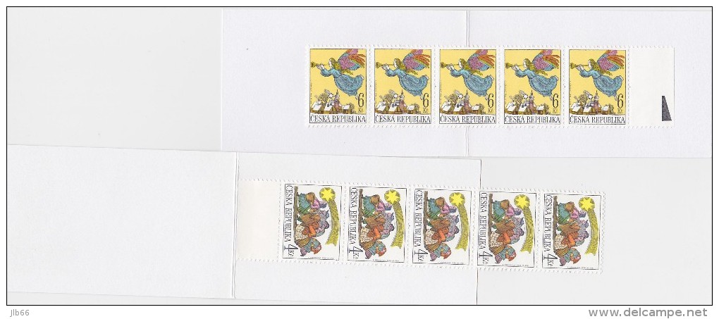 2 Carnets De 5 Timbres  YT C 194 195 Noel 1998 / Booklet Michel MH 0-62 63 (197/198) Chrisrmas - Unused Stamps