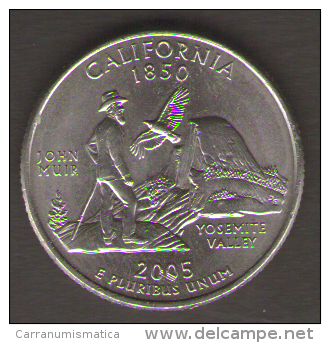 STATI UNITI QUARTER DOLLAR 2005 CALIFORNIA - 1999-2009: State Quarters