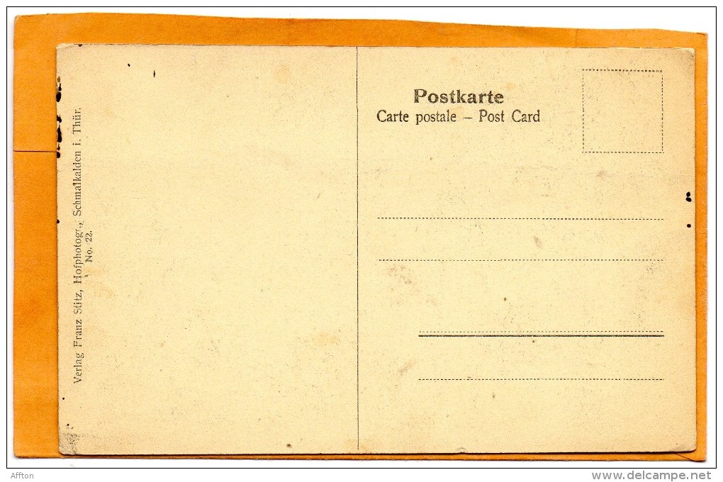 Schmalkalden 1910 Postcard - Schmalkalden