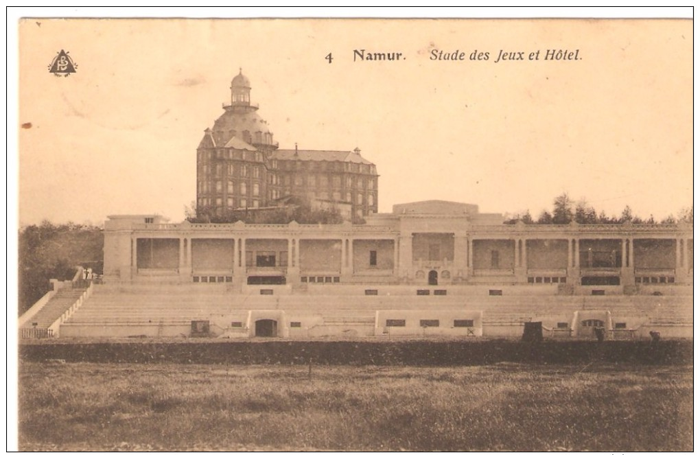 CPA - BELGIQUE - NAMUR - Stade Des Jeux Et Hotel - 1910 - Namur