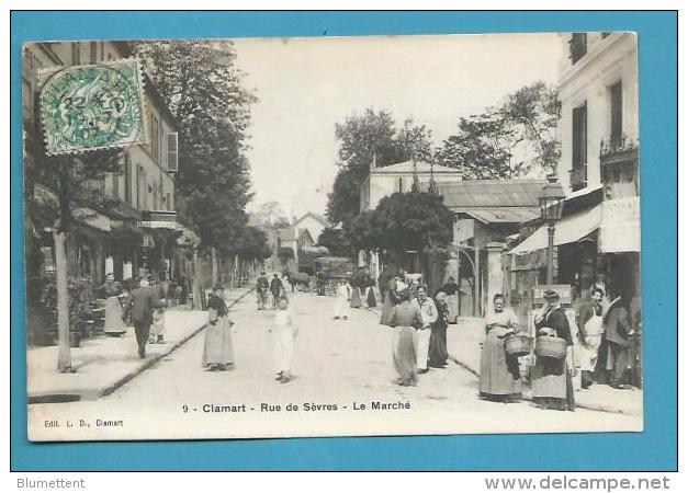 CPA Marchands Ambulants Le Marché Rue De Sèvres CLAMART 92 - Clichy