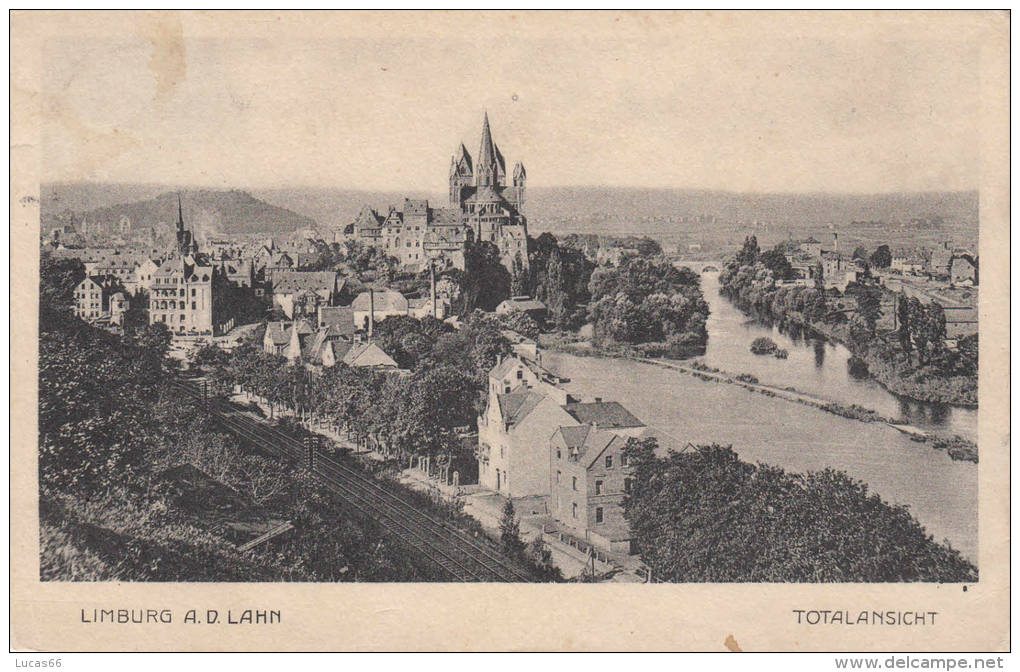 LIMBURG A.D. LAHN TOTALANSICHT - Limburg