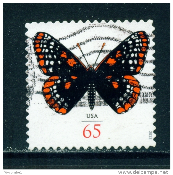 USA  -  2012  Butterfly  65c  Used As Scan - Used Stamps