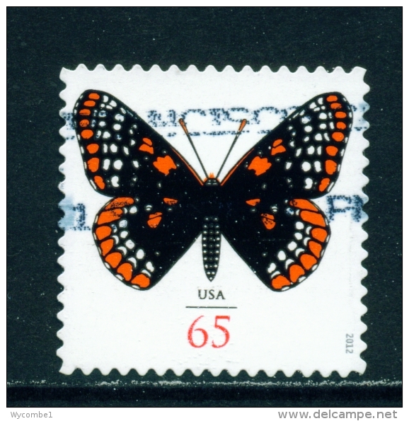 USA  -  2012  Butterfly  65c  Used As Scan - Used Stamps