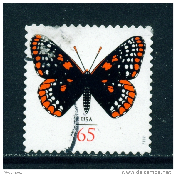 USA  -  2012  Butterfly  65c  Used As Scan - Used Stamps